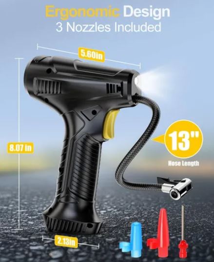 Miniatura 2 de Pistola Compresor de aire digital